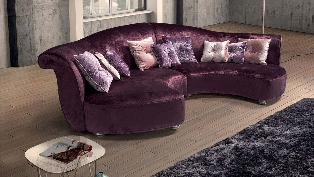 n1 divano curvo mobili di lillo classico